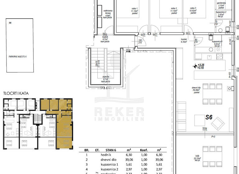 Wohnung zum Kauf - Erstbezug 386.200 € 4 Zimmer 109 m² 1. Geschoss Privlaka 23233