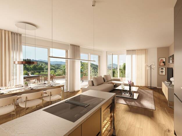 Penthouse zum Kauf - Erstbezug provisionsfrei 2.304.000 € 4 Zimmer 159,5 m² frei ab 01.03.2028 Herdern Nord 79104