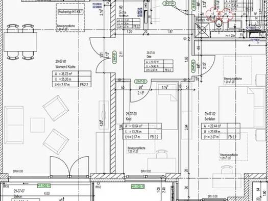 Wohnung zur Miete 1.460 € 3 Zimmer 91,5 m² frei ab sofort Scharnweberstraße 29 Oberschöneweide Berlin 12459