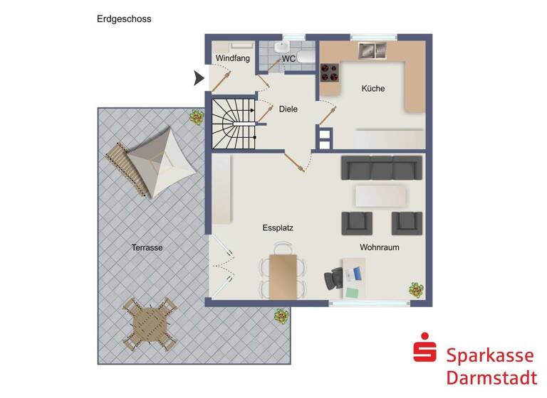 Einfamilienhaus zum Kauf 395.000 € 4 Zimmer 93 m² 628 m² Grundstück Pfungstadt 64319