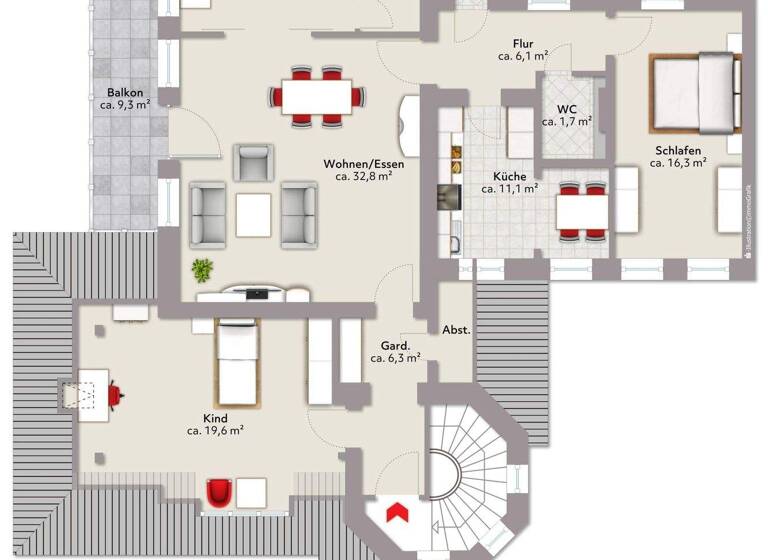 Wohnung zum Kauf 398.000 € 4 Zimmer 125 m² frei ab 01.05.2026 Lesum Bremen 28717