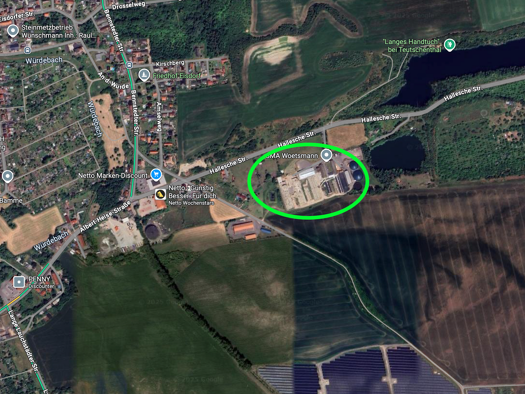 Land-/Forstwirtschaft zum Kauf provisionsfrei 420.000 € 21.000 m² Grundstück Hallesche Str. 5A Eisdorf Teutschenthal 06179