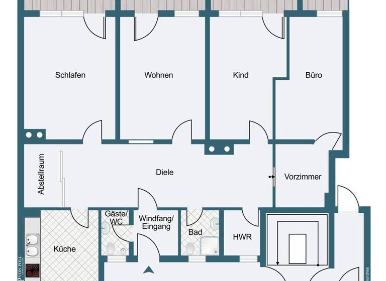 Wohnung zum Kauf 468.000 € 4 Zimmer 150 m² Altstadt Landshut 84028