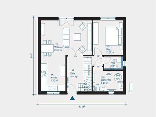 Einfamilienhaus zum Kauf 509.399 € 4 Zimmer 142,2 m² 705 m² Grundstück Höhndorf 24217