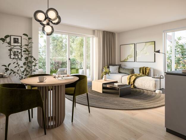Wohnung zum Kauf - Erstbezug provisionsfrei 758.900 € 3 Zimmer 71,7 m² 1. Geschoss Feldmoching-Hasenbergl München 80995