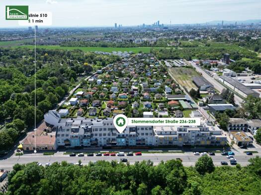 Wohnung zur Miete 941 € 3 Zimmer 71,3 m² 2. Geschoss frei ab 01.10.2026 Stammersdorfer Straße 238 Floridsdorf 1210