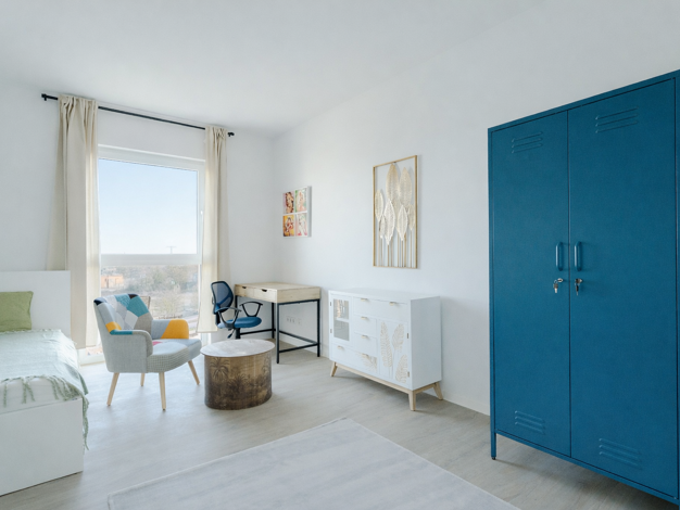 Studio zur Miete - Erstbezug 498 € 1 Zimmer 28,5 m² 3. Geschoss frei ab sofort Hansastraße 22 Alte Neustadt Magdeburg 39106