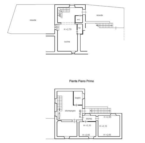 Rustico zum Kauf als Kapitalanlage geeignet 185.000 € 6 Zimmer 140 m²<br/>Wohnfläche 200 m²<br/>Grundstück Montecatini Val di Cecina 56040