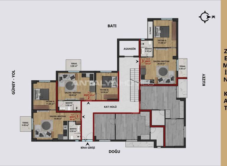 Maisonette zum Kauf 113.000 € 3 Zimmer 95 m² EG Antalya 07010