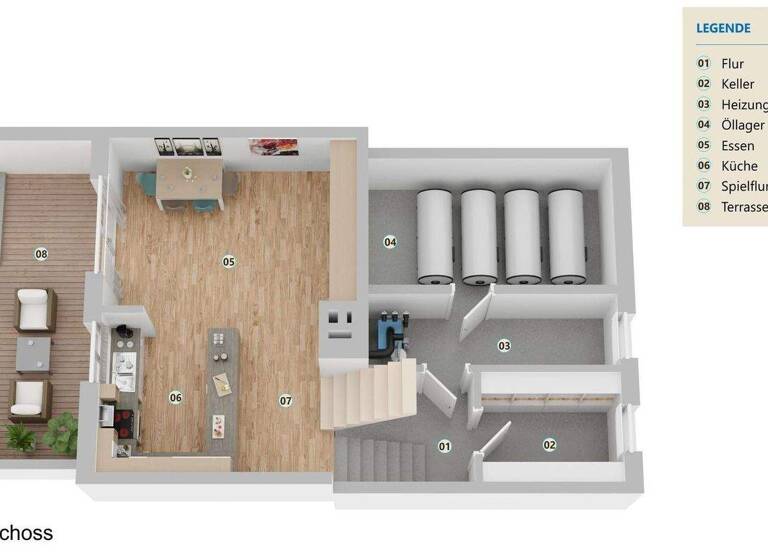 Reihenmittelhaus zum Kauf 315.000 € 4 Zimmer 143,5 m² 192 m² Grundstück Reckenfeld Greven 48268