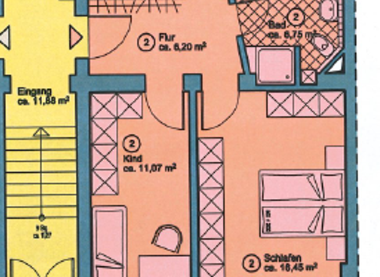 Wohnung zum Kauf 220.000 € 3 Zimmer EG Anger-Crottendorf Leipzig 04318