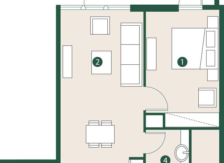 Wohnung zum Kauf provisionsfrei 261.953 € 2 Zimmer 68,4 m² Dubai 00000