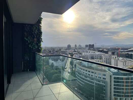 Terrassenwohnung zur Miete 1.450 € 1 Zimmer 52,4 m² Geschoss 14/28 frei ab 01.12.2026 Europa-Allee Gallus Innenstadt I 60486