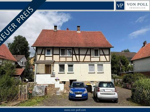 Einfamilienhaus zum Kauf 45.000 € 7 Zimmer 107 m² 1.300 m² Grundstück Rockensüß Cornberg / Rockensüß 36219