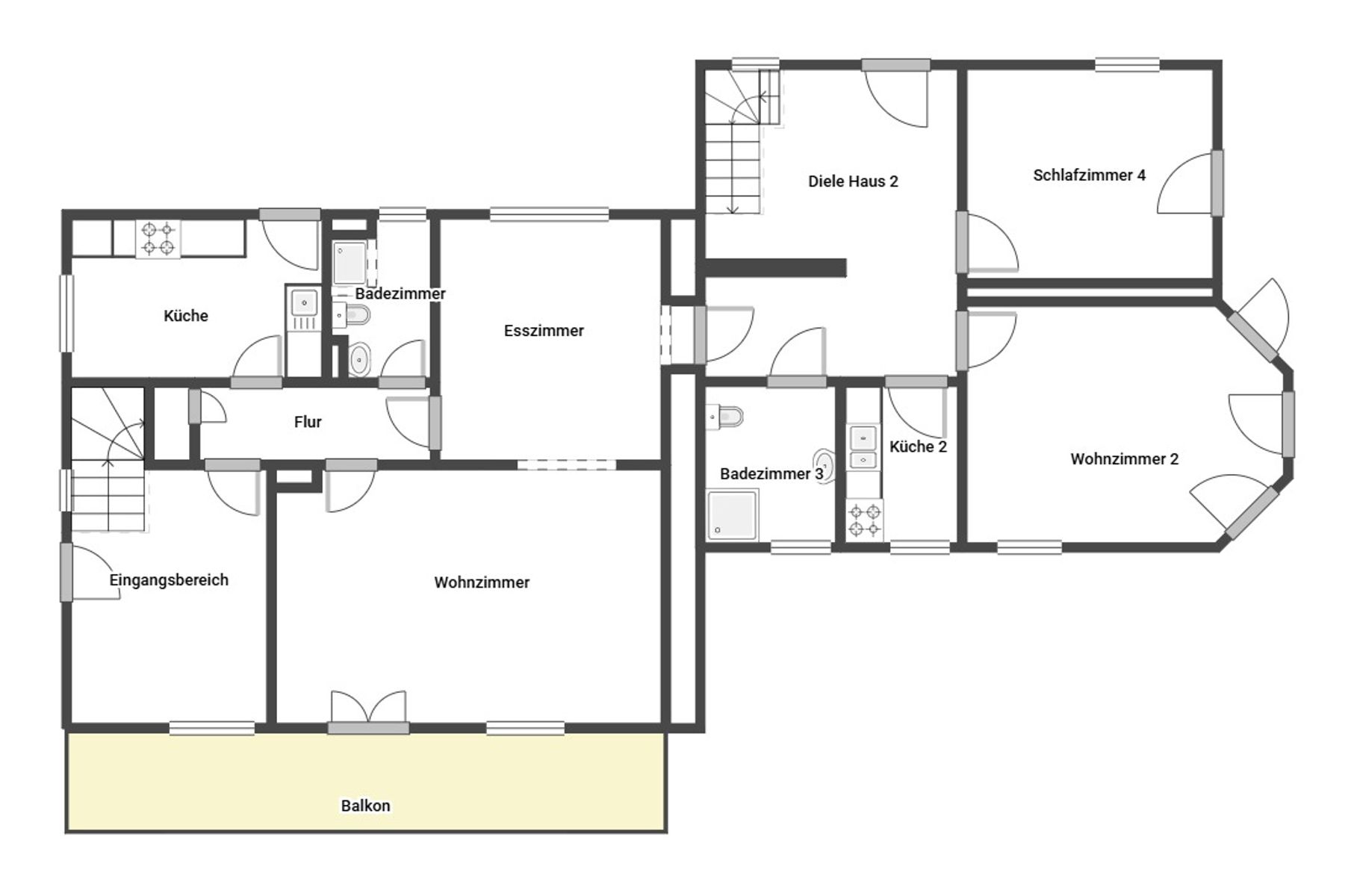 Einfamilienhaus zum Kauf 267.000 € 9 Zimmer 215 m²<br/>Wohnfläche 800 m²<br/>Grundstück Bad Eilsen 31707