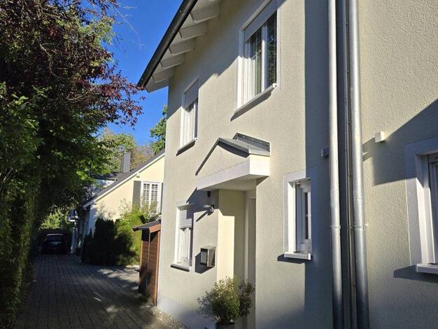 Doppelhaushälfte zum Kauf provisionsfrei 1.099.000 € 7 Zimmer 160 m² 270 m² Grundstück Notinger Weg 47 a Riemerling Hohenbrunn 85521