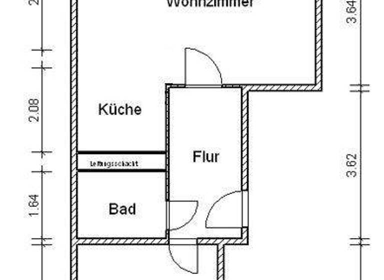 Wohnung zur Miete 347 € 2 Zimmer 49,6 m² 2. Geschoss Pablo-Picasso-Straße 22 Kannenstieg Magdeburg 39128