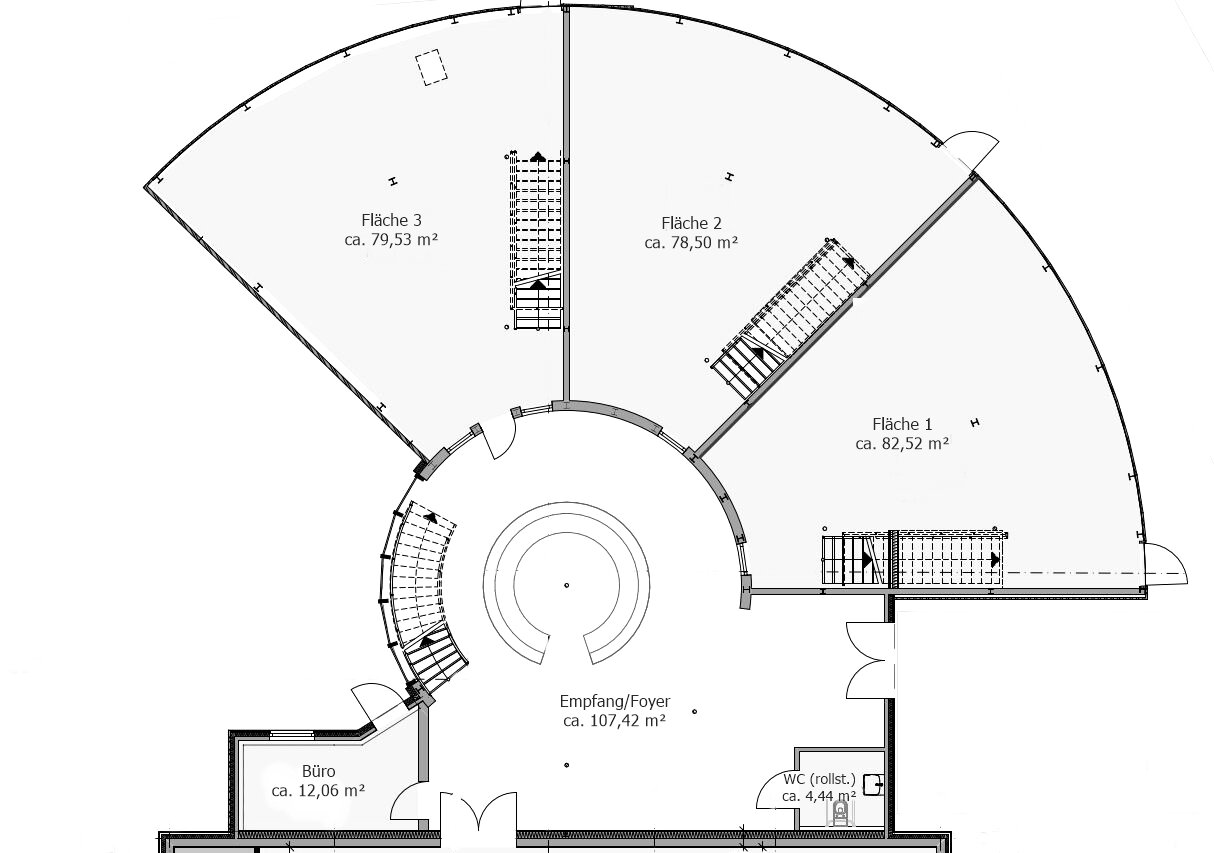 Bürofläche zur Miete 6.750 € 641 m²<br/>Bürofläche ab 75,1 m²<br/>Teilbarkeit Ochtmissen Lüneburg 21339