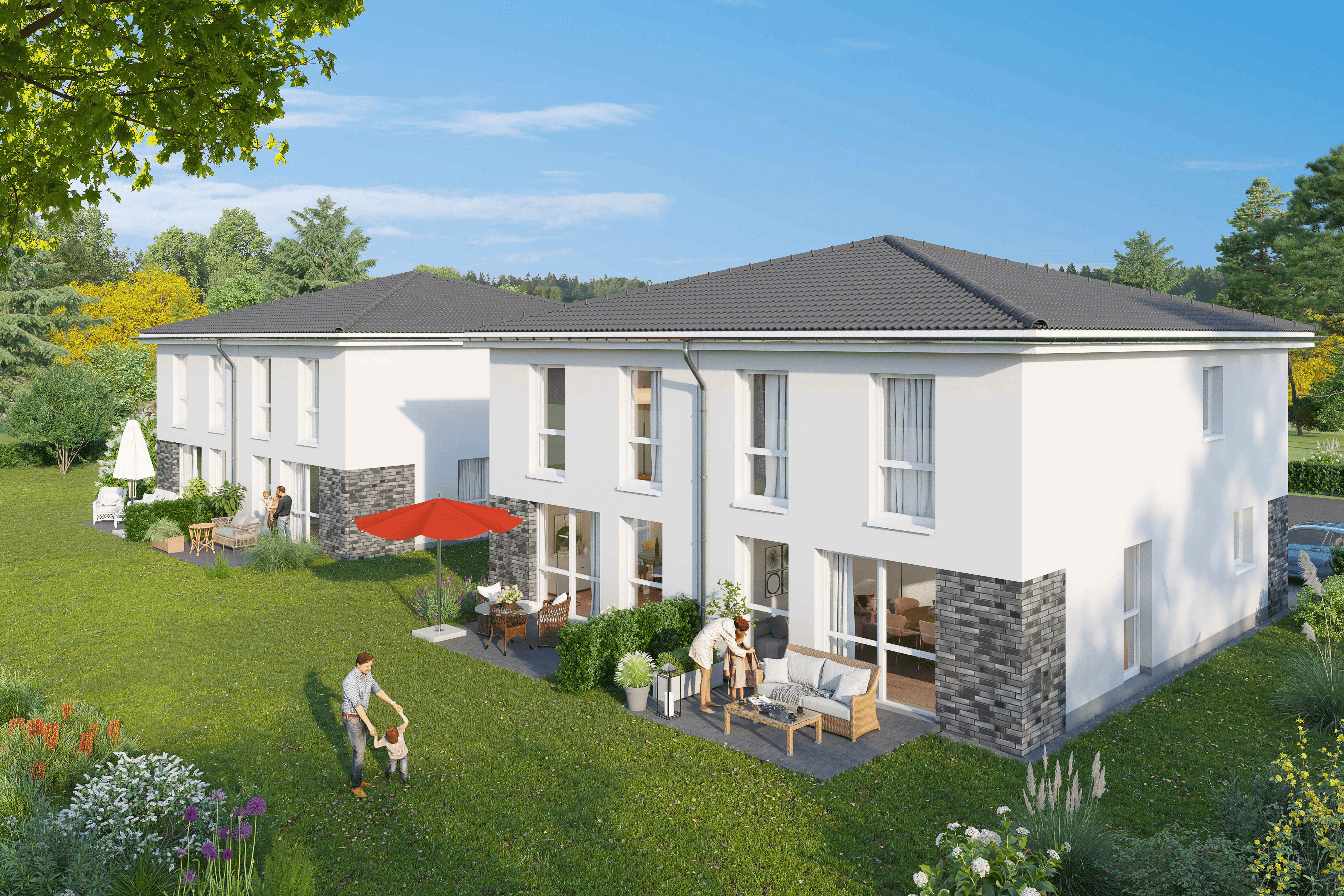 Doppelhaushälfte zum Kauf provisionsfrei als Kapitalanlage geeignet 466.980 € 4 Zimmer 113 m²<br/>Wohnfläche 180 m²<br/>Grundstück Segeberger Straße 97 Kayhude 23863