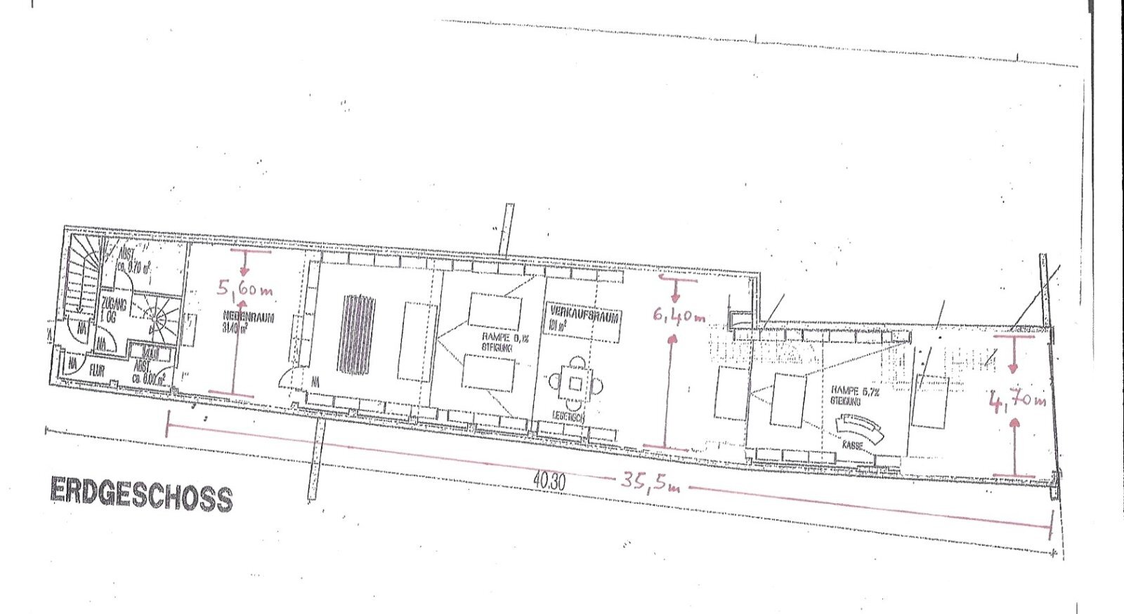 Verkaufsfläche zur Miete 13.700 € Altstadt 4 Trier 54290