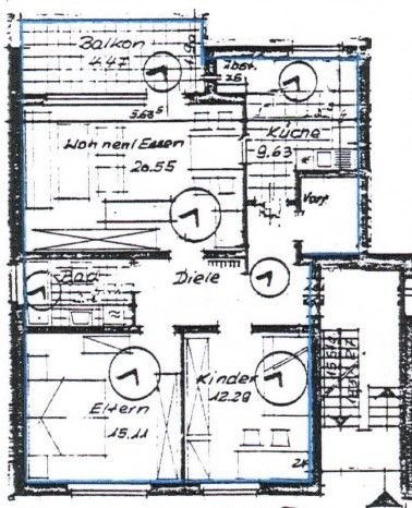 Wohnung zum Kauf 3 Zimmer 78 m²<br/>Wohnfläche Rektor-Freye-Straße 2 Dissen Dissen 49201