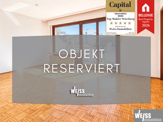 Wohnung zum Kauf 200.000 € 2 Zimmer 43 m² 3. Geschoss Sanderau Würzburg 97072