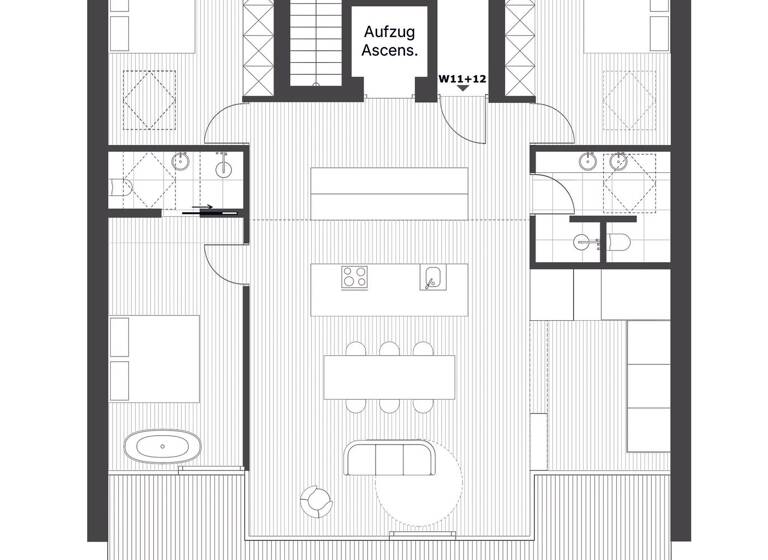 Wohnung zum Kauf 1.672.000 € 4 Zimmer 142,4 m² 2. Geschoss frei ab 01.12.2027 Roggenweg Sexten 39030