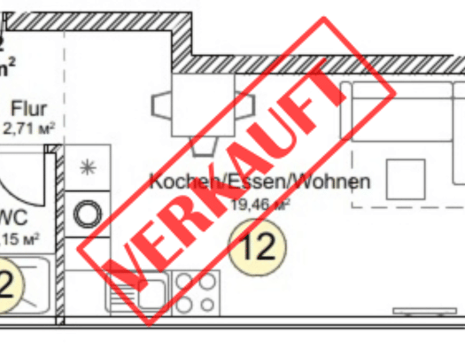 Wohnung zum Kauf provisionsfrei 120.000 € 1 Zimmer 30,4 m² 2. Geschoss frei ab 01.12.2026 Pfullendorf Pfullendorf 88630