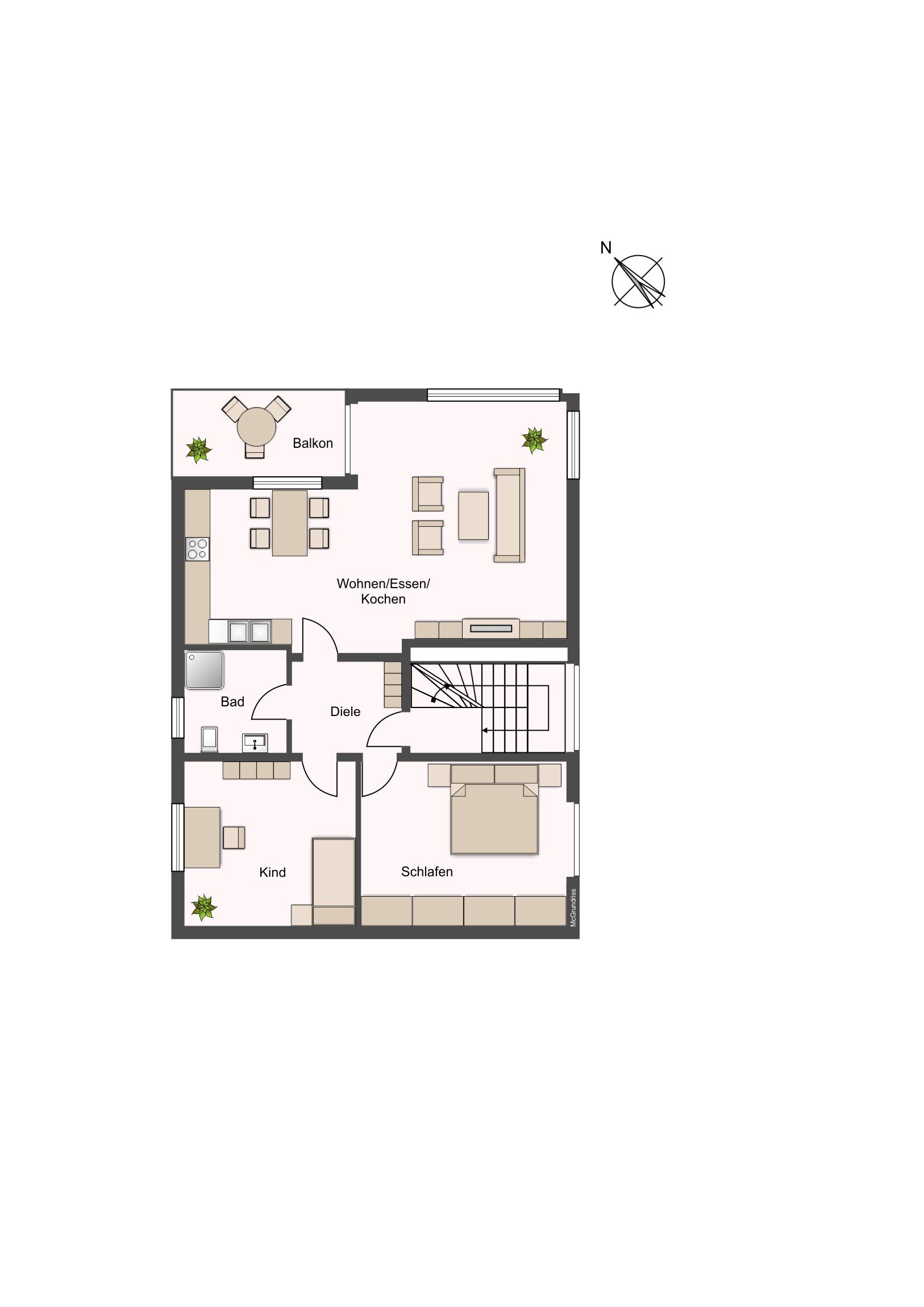 Wohnung zum Kauf 365.000 € 3 Zimmer 85 m²<br/>Wohnfläche Brühl 68782