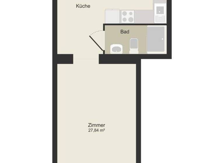Studio zum Kauf 99.500 € 1 Zimmer 27,8 m² EG Wien 1100