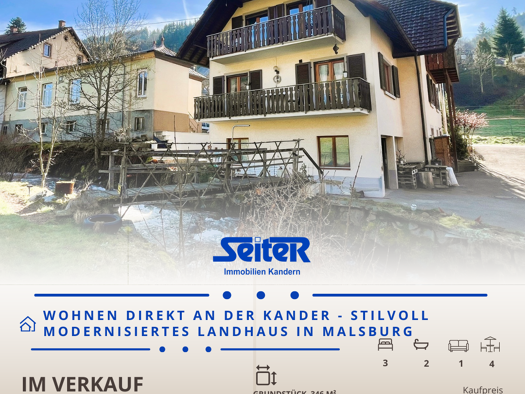 Einfamilienhaus zum Kauf 499.000 € 6 Zimmer 150 m² 1.261 m² Grundstück Malsburg Malsburg-Marzell 79429