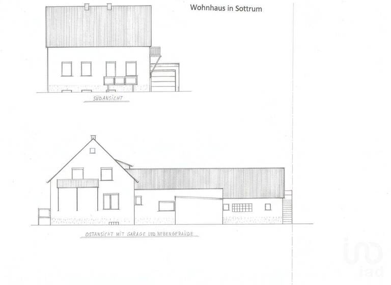 Mehrfamilienhaus zum Kauf 349.000 € 8 Zimmer 164 m² 1.435 m² Grundstück Sottrum Holle / Sottrum 31188