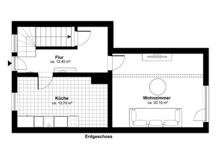 Reihenendhaus zum Kauf 245.000 € 4 Zimmer 110,2 m² 251 m² Grundstück frei ab 01.07.2026 Dwoberg/Ströhen Delmenhorst 27753