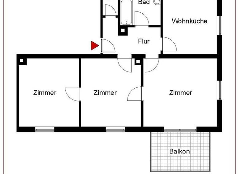 Wohnung zum Kauf 226.000 € 3 Zimmer 75 m² Backnang 71522