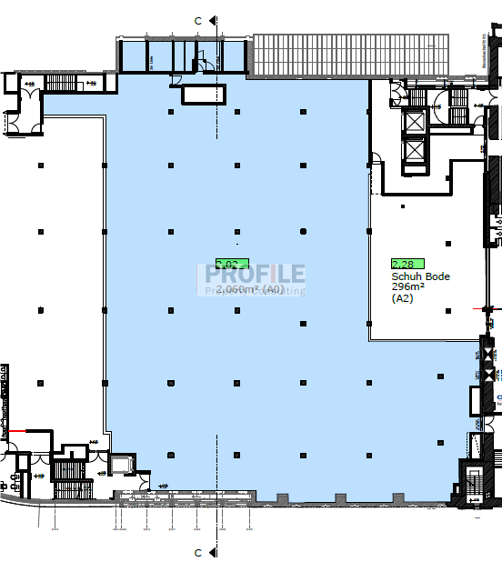 Bürofläche zur Miete provisionsfrei 27 € 2.073,5 m²<br/>Bürofläche Moabit Berlin 10551