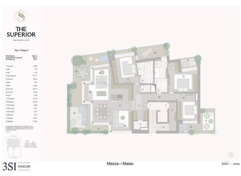 Wohnung zum Kauf - Erstbezug 2.999.000 € 4 Zimmer 160,1 m² Leschetitzkygasse 91 Wien 1180