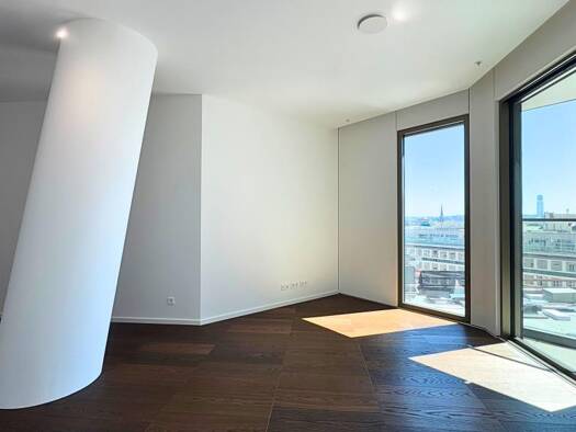 Wohnung zur Miete - Erstbezug 2.170 € 2 Zimmer 82,5 m² 6. Geschoss Frankfurt am Main 60315