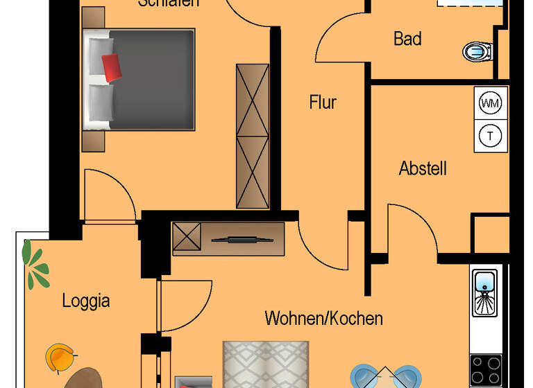 Wohnung zur Miete 1.305 € 2 Zimmer 64,8 m² Posthausen 8 Posthausen Ottersberg 28870