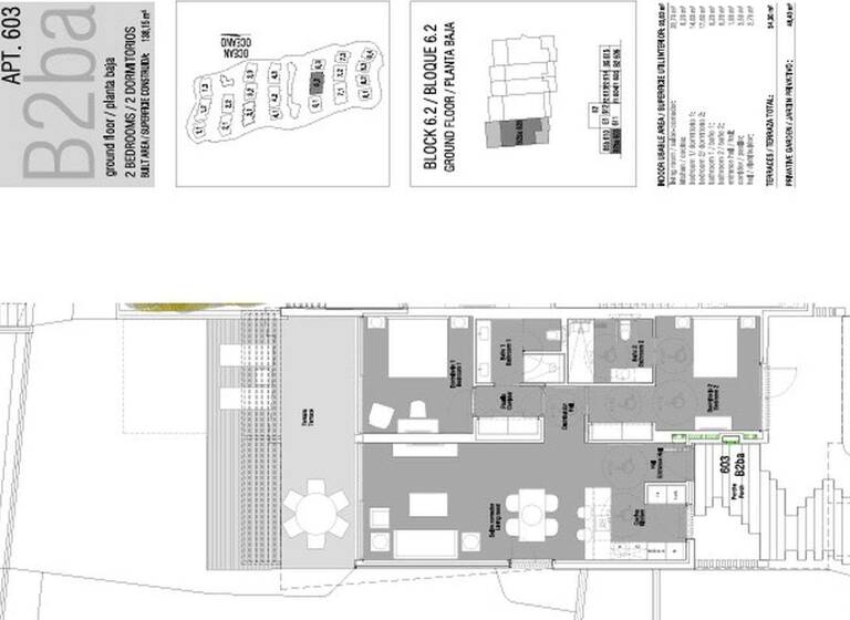 Wohnung zum Kauf 945.000 € 3 Zimmer 93,6 m² EG Abama 38687