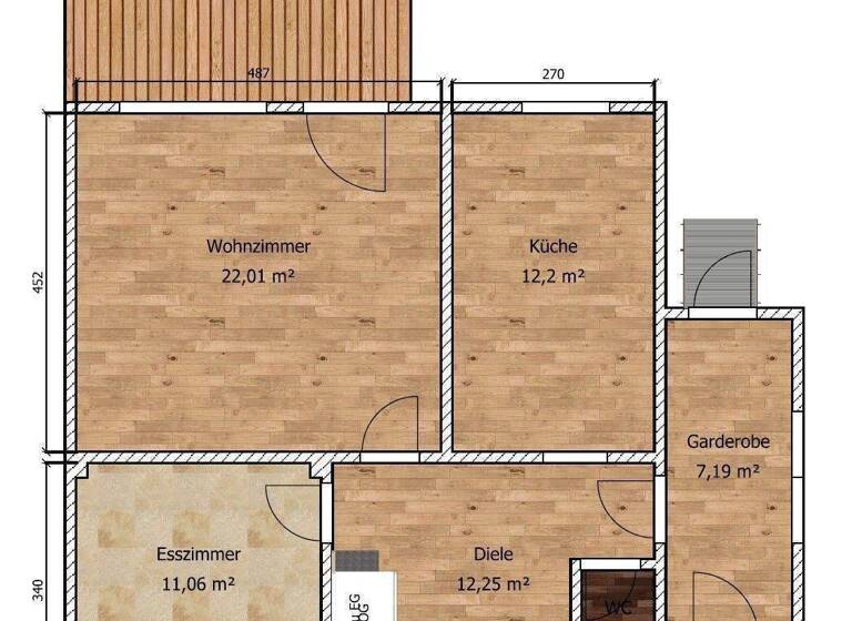 Doppelhaushälfte zum Kauf 298.900 € 7 Zimmer 183 m² 700 m² Grundstück Ceesewitz Zettlitz 09306