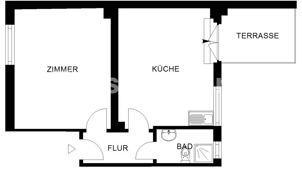 Wohnung zur Miete Tauschwohnung 550 € 2 Zimmer 47 m² 3. Geschoss Zollstock Köln 50969