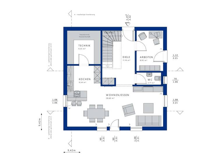 Einfamilienhaus zum Kauf 364.100 € 6 Zimmer 144 m² 887 m² Grundstück Olzheim 54597