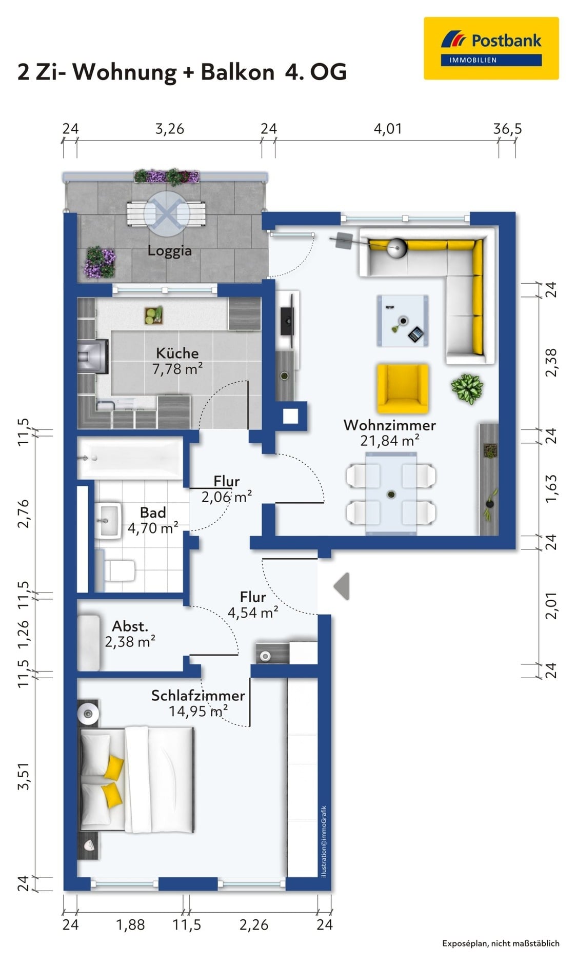 Wohnung zum Kauf 179.500 € 2 Zimmer 58 m²<br/>Wohnfläche Neckartenzlingen 72654