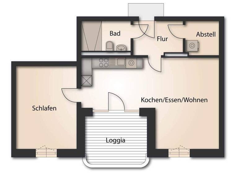 Wohnung zum Kauf - Neubau provisionsfrei 401.625 € 2 Zimmer 72,2 m² 1. Geschoss Leipziger Vorstadt Dresden / Leipziger Vorstadt 01097