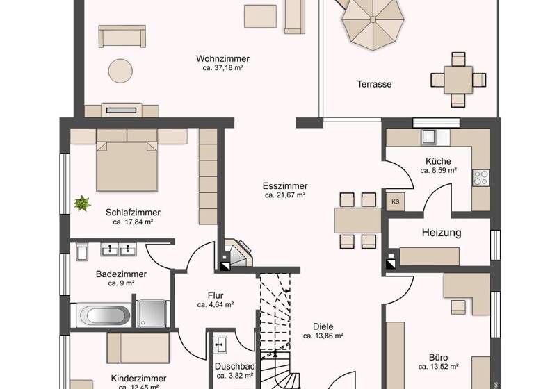 Einfamilienhaus zum Kauf 429.000 € 6 Zimmer 240 m² 822 m² Grundstück frei ab sofort Kirchhuchting Huchting 28259
