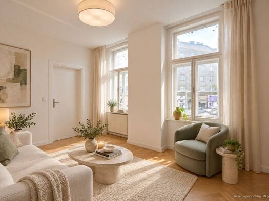 Wohnung zum Kauf 109.000 € 1,5 Zimmer 40,6 m² 1. Geschoss Adalbert-Stifter-Straße Wien 1200