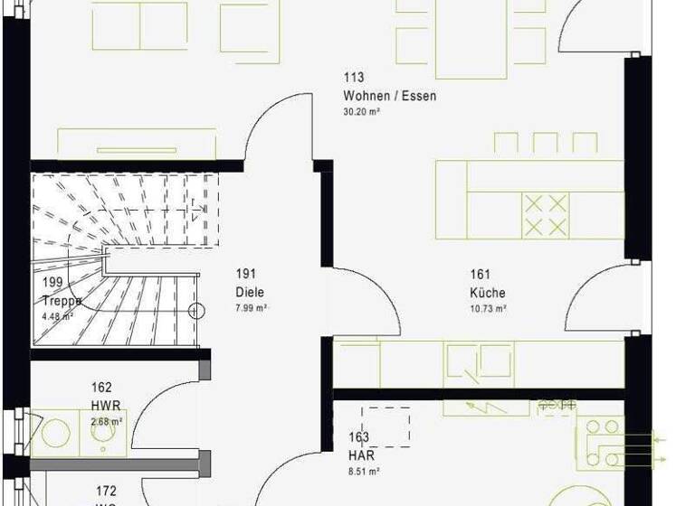 Einfamilienhaus zum Kauf - Erstbezug provisionsfrei 441.430 € 4 Zimmer 118 m² 495 m² Grundstück Ottfingen Wenden 57482