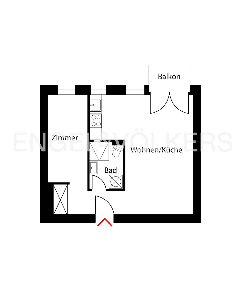 Wohnung zum Kauf 198.000 € 2 Zimmer 39 m²<br/>Wohnfläche 3.<br/>Geschoss Neukölln Berlin 12051