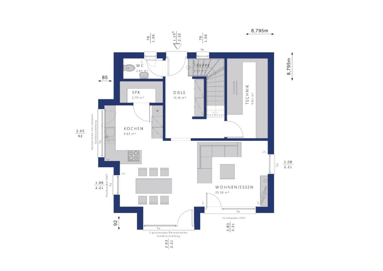 Einfamilienhaus zum Kauf provisionsfrei 468.401 € 4 Zimmer 132 m²<br/>Wohnfläche 612 m²<br/>Grundstück Waldrach 54320