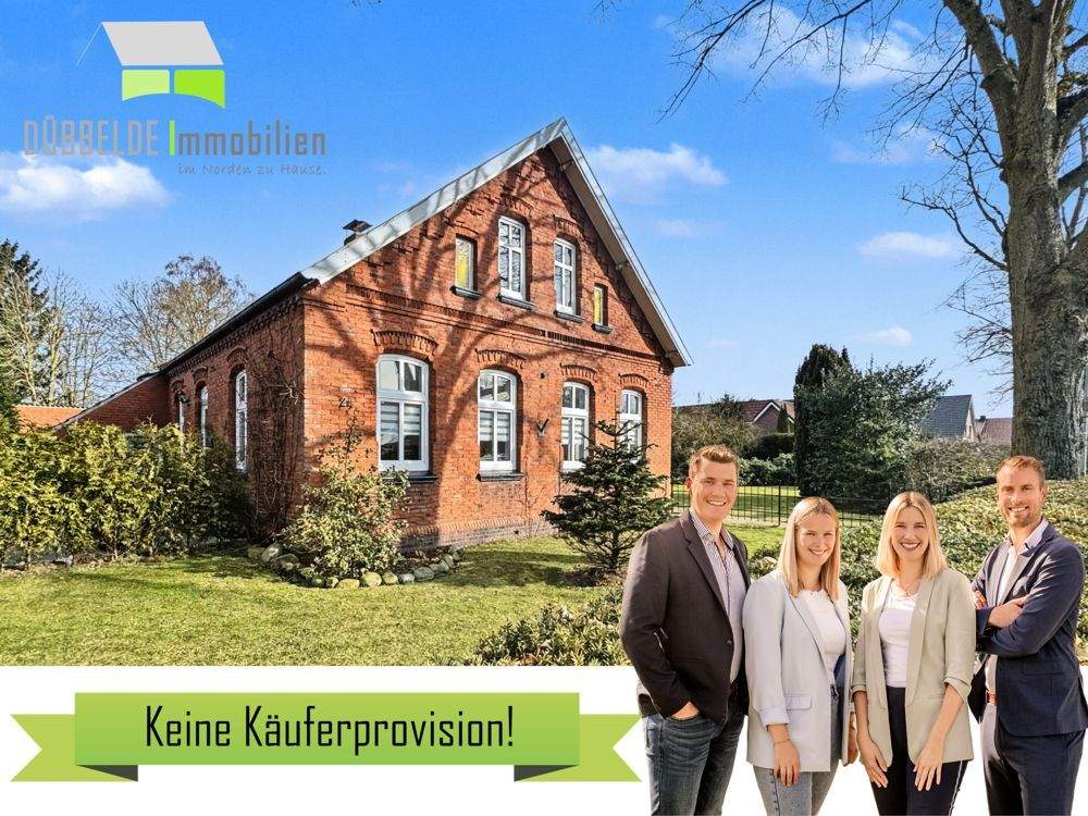 Immobilie in Detern - Gulfhof-Charme von außen - modernes Raumwunder von innen | saniert | 244 m³ | mit FeWo und Halle - Bild 0